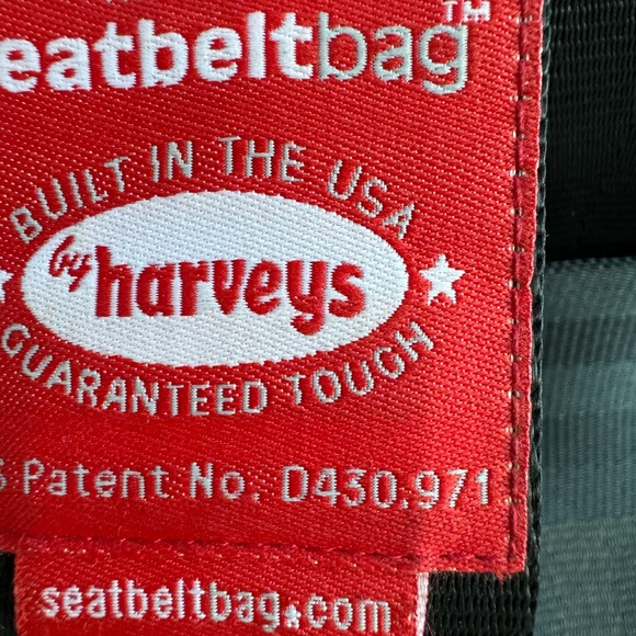 Harveys Black Seatbelt Bag - Picture 8 of 10